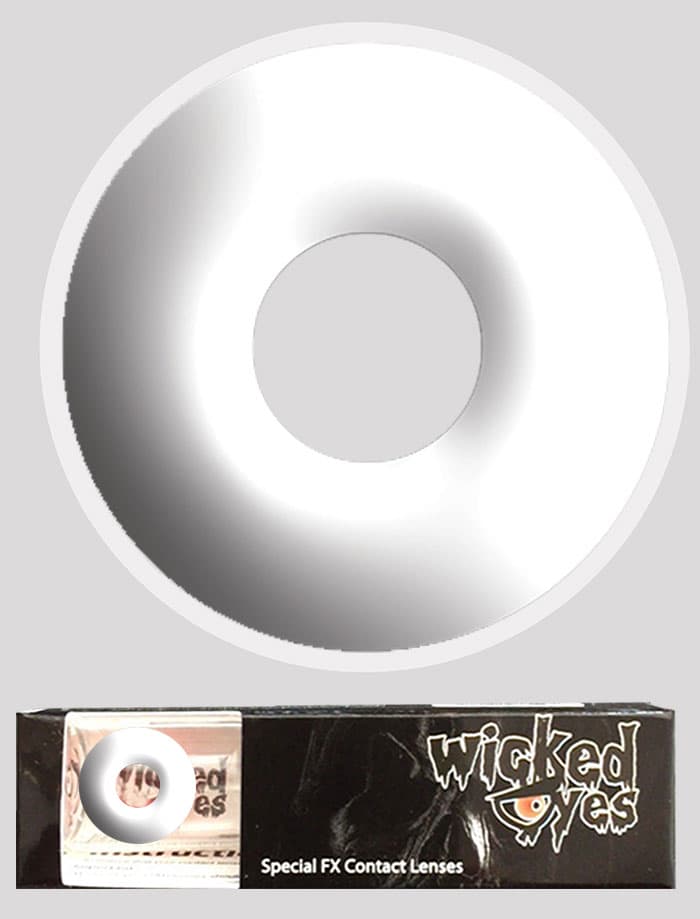 Wicked Eyes Daily Fashion Lenses UV White