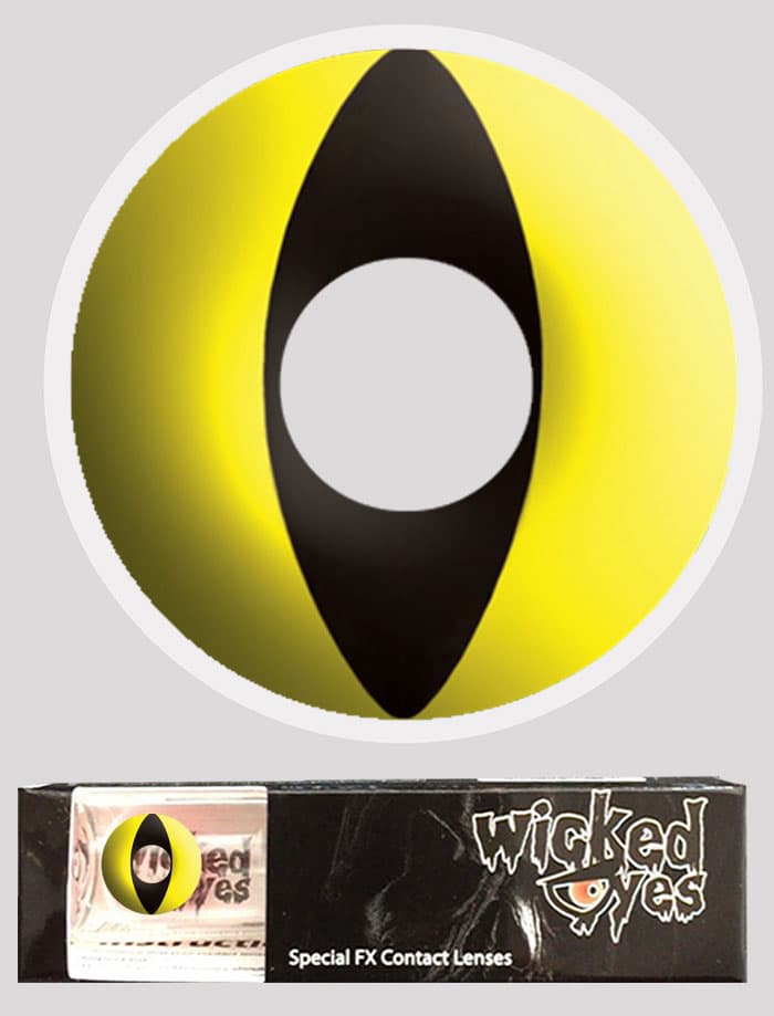 Wicked Eyes Daily Feline (Predator) Yellow