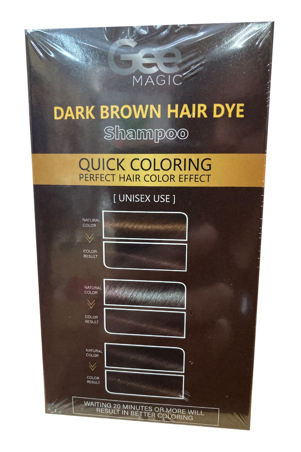 Wickedfun Dark Brown Hair Dye Shampoo