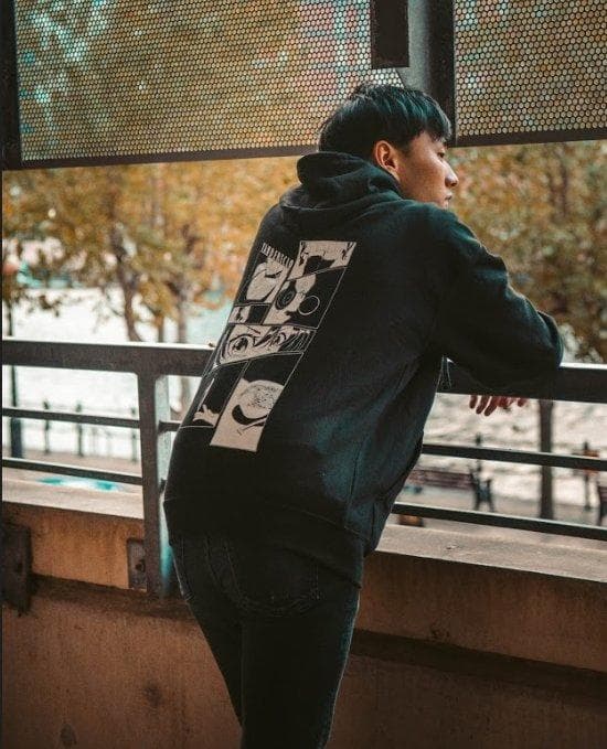 Deadly Eyes | Black Hoodie