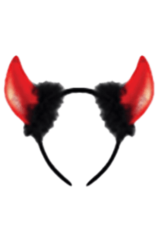 Wickedfun Devil Horns With Black Fur