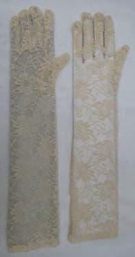 Embodied Cream Colour Gloves