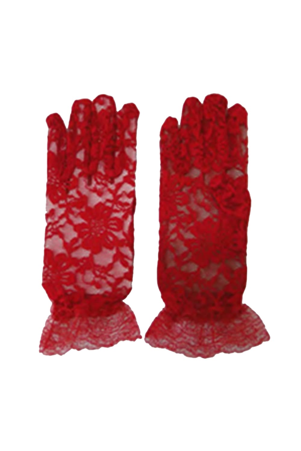 Wickedfun Lace Red Colour Gloves