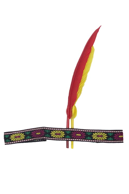 Native American Indians Fancy Dress Party Headwear With feather