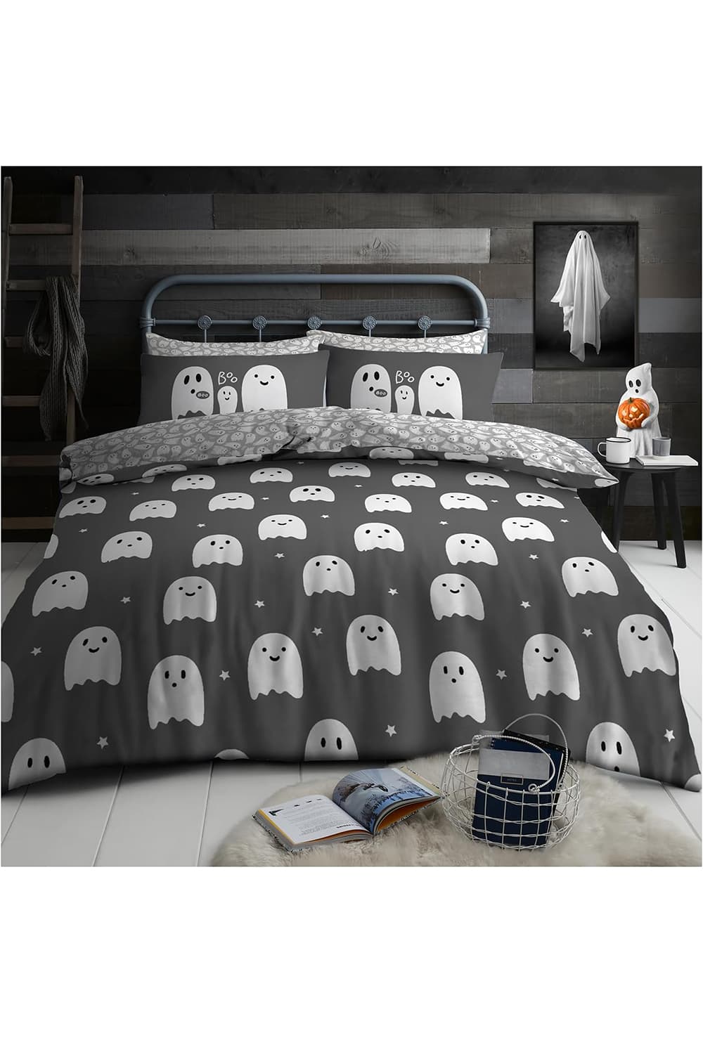 Ghost Printed Duvet Set