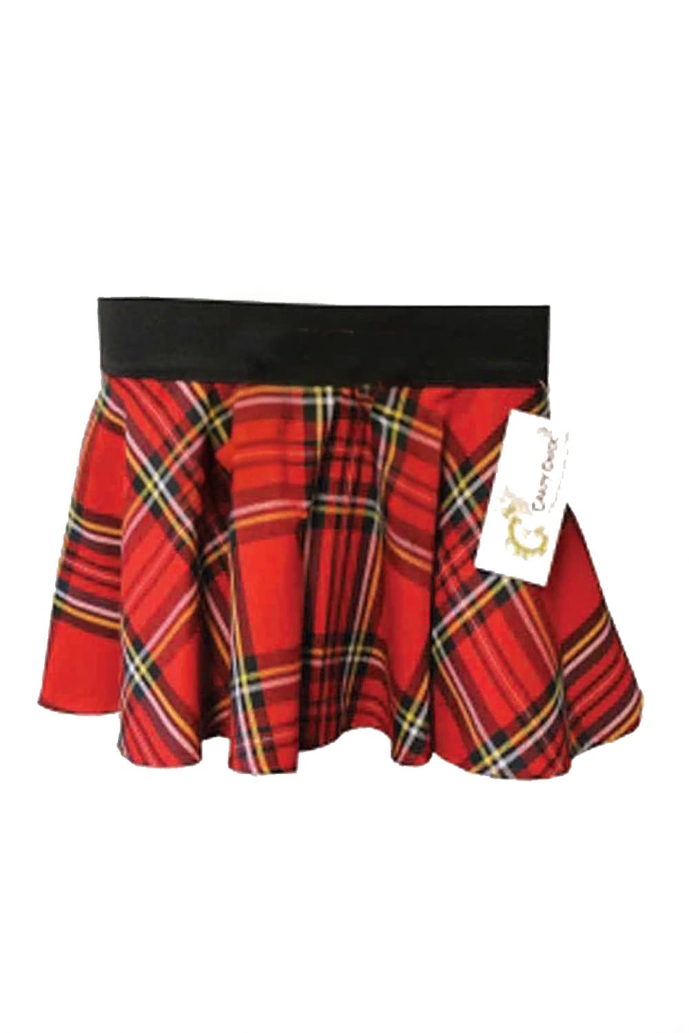 Crazy Chick Girls Tartan Skirt Red