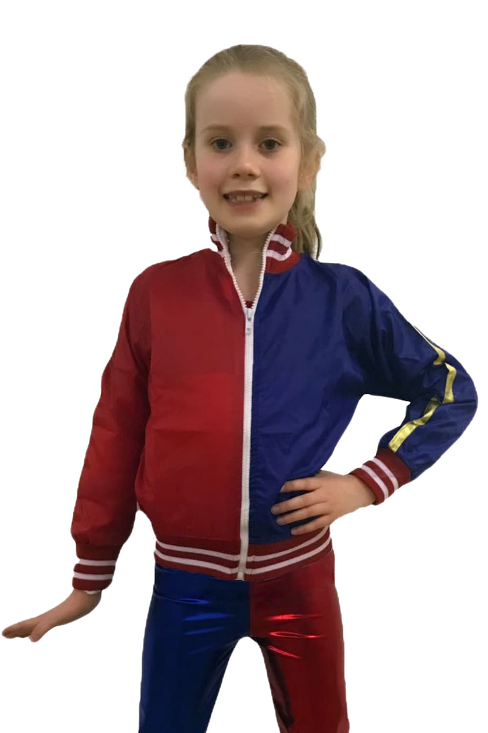 Wickedfun Girls Red Blue Jacket Costume