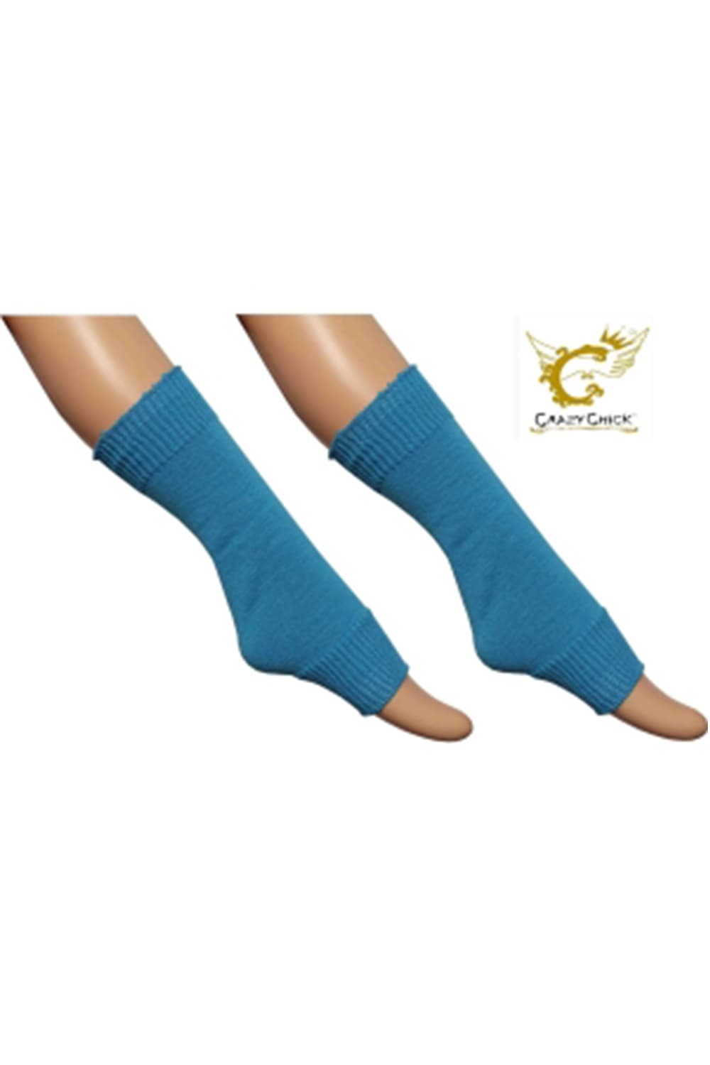 Crazy Chick Girls Turquoise Legwarmers
