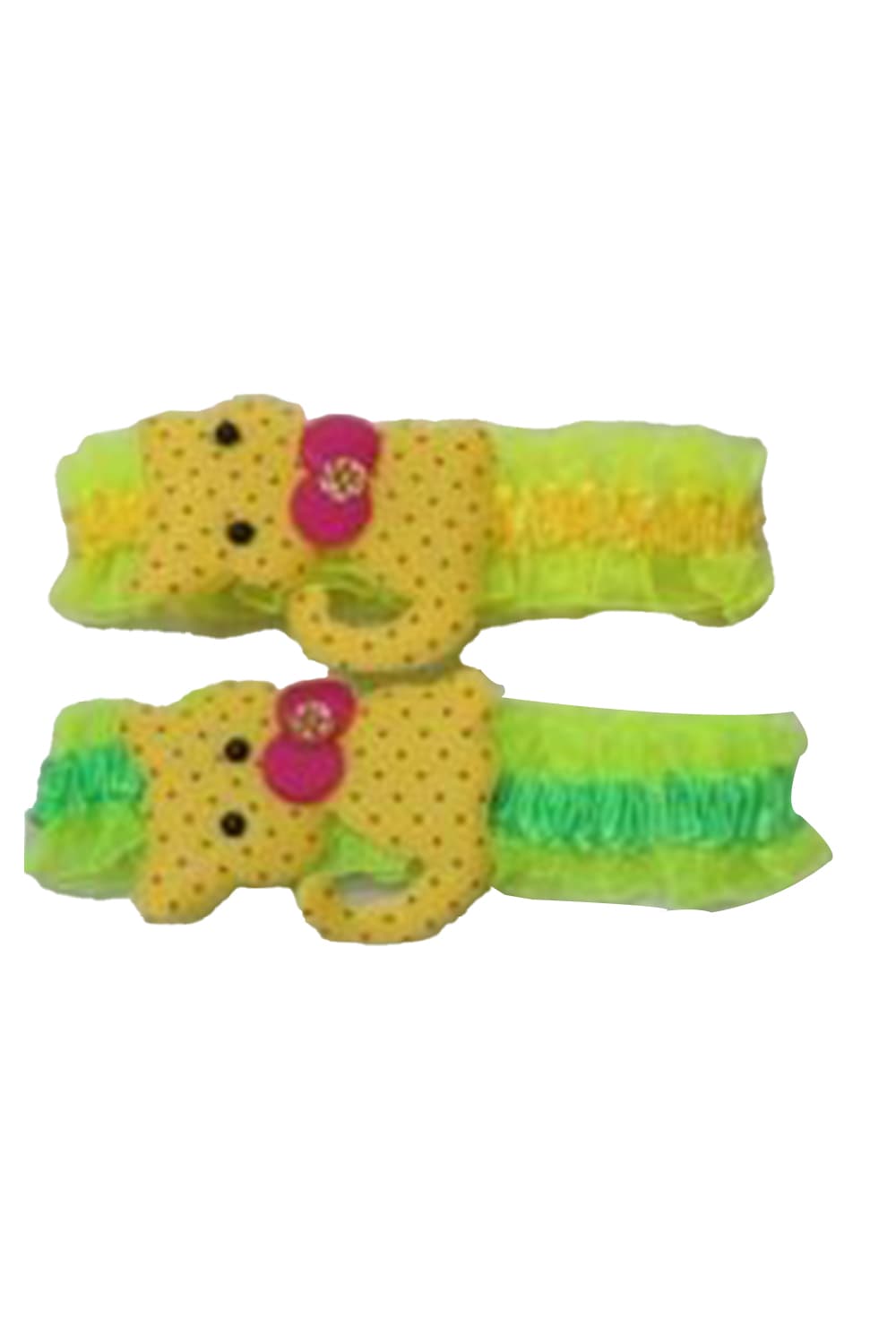 Wickedfun Hair Bands green  (pack of 12)