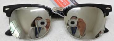 Wickedfun Half Frame Mercury Colour Glasses (Pack of 12)