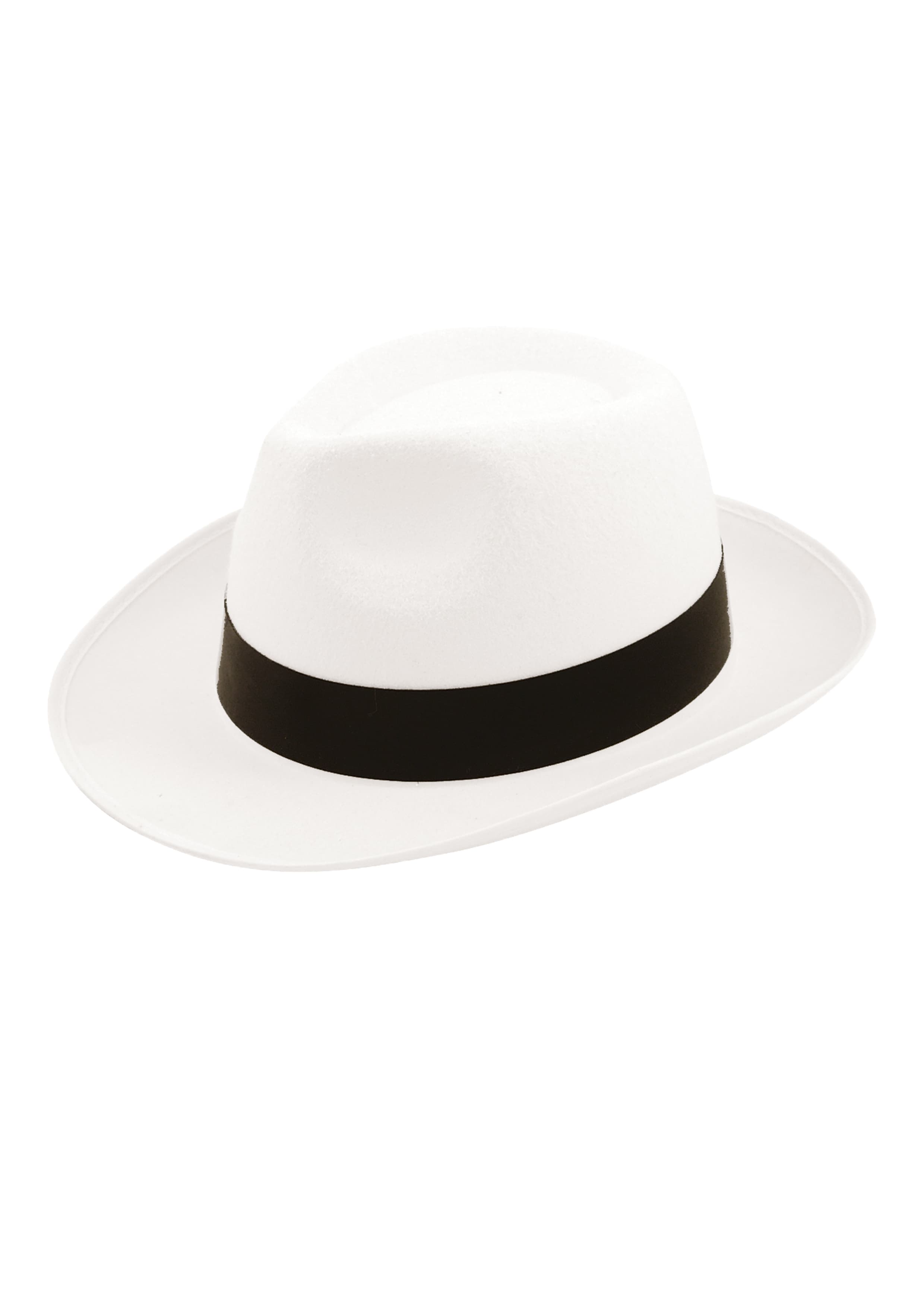 White Al Capone Gangster Hat