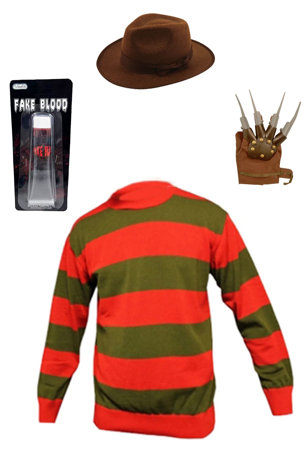 Wickedfun 4 Pcs Children's Nightmare Set 2