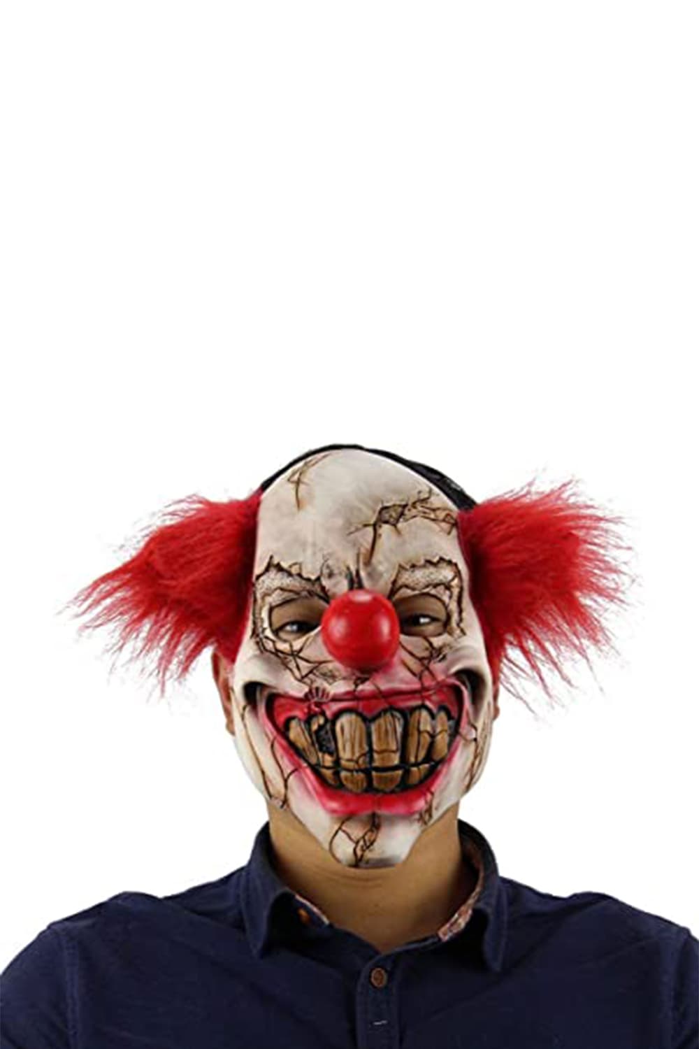 Wickedfun Latex Clown Mask Half