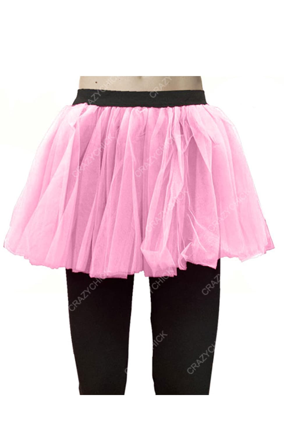 Crazy Chick Adult 2 Layer Light Pink TuTu Skirt