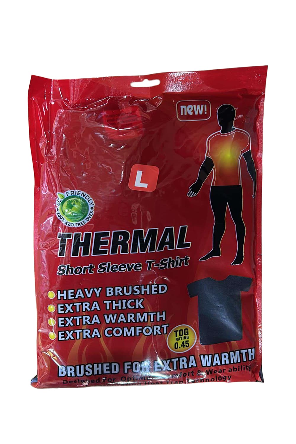 Men's Black Heat Control Thermal T-shirt