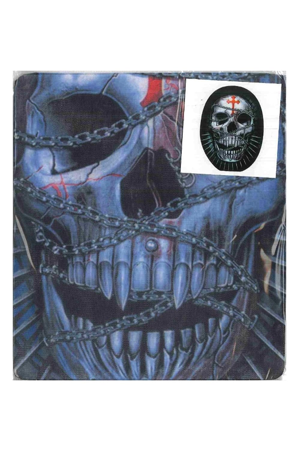 Wickedfun Mesh Mask Skull with Chains