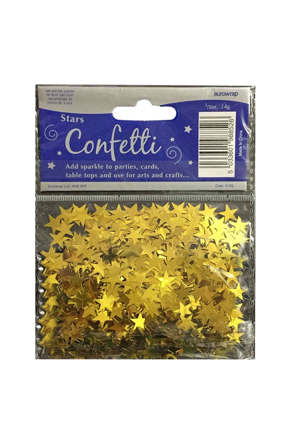 Metallic Gold Star Confetti