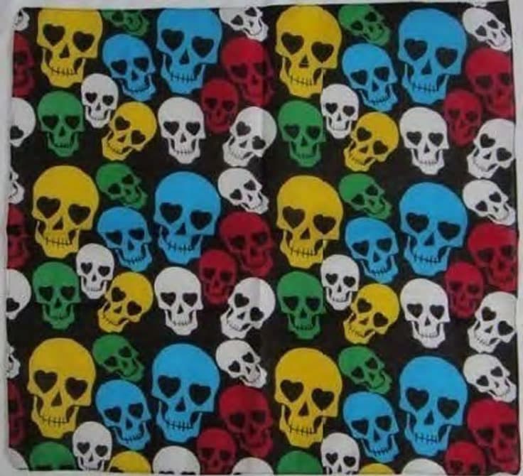Multi Skull Bandana
