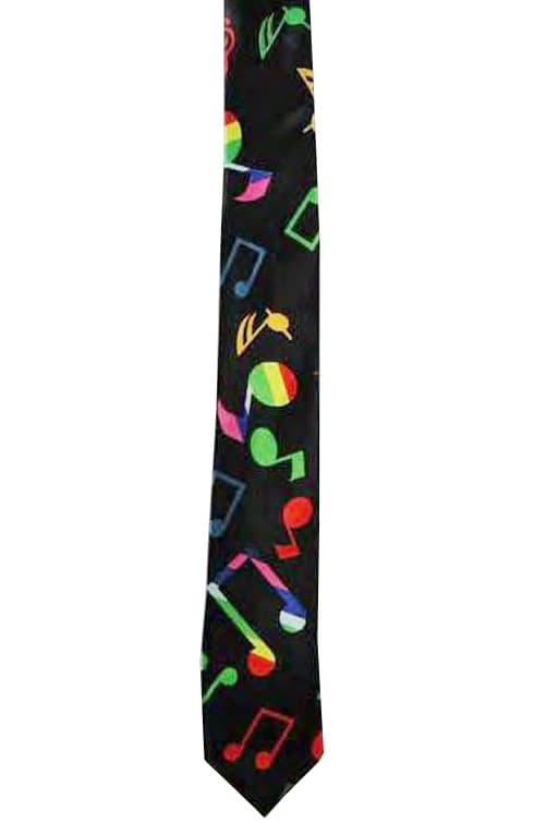 Wickedfun Music Black Neck Tie