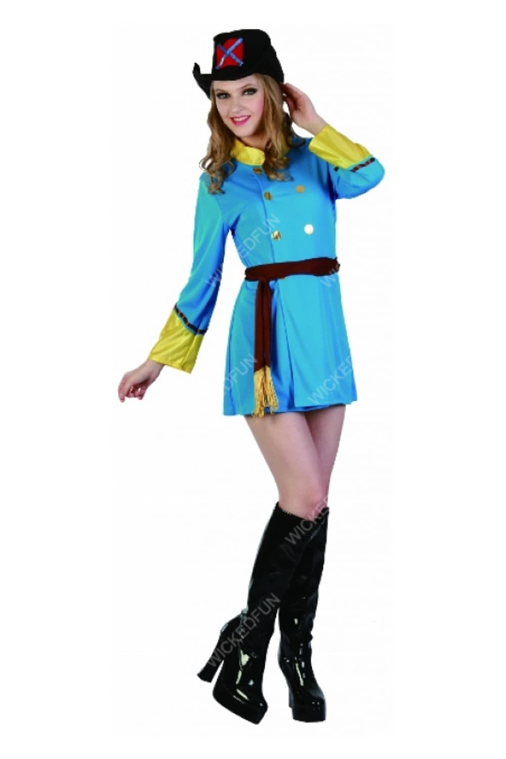 Wickedfun Musketeer Lady Adult Costume
