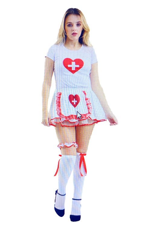 Wickedfun Nurse Heart Printed TShirt