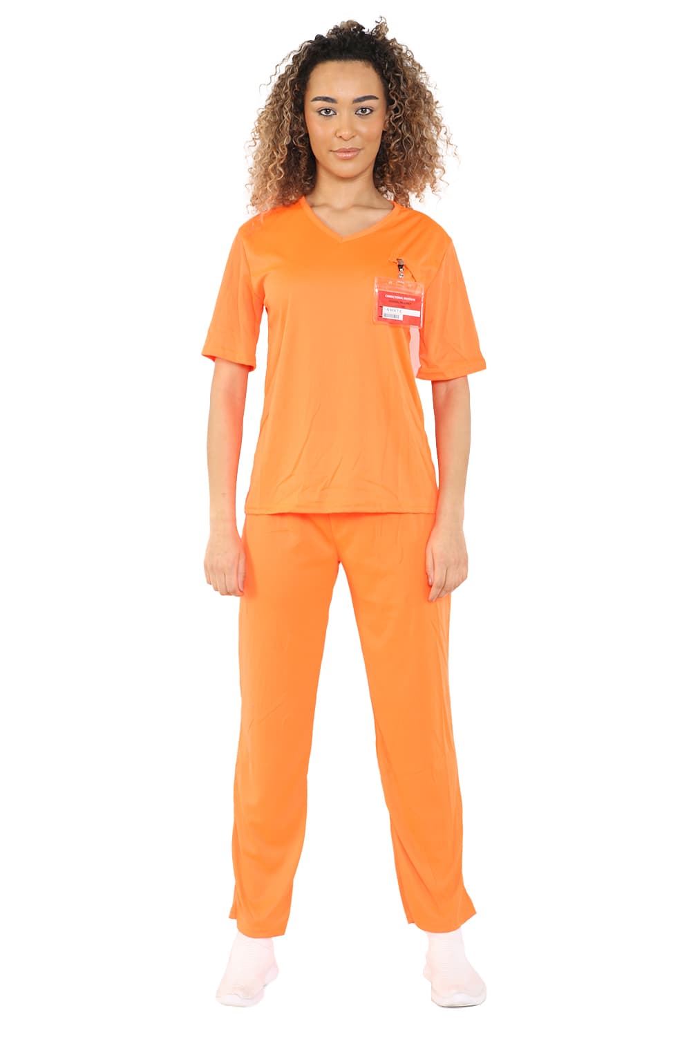 Wickedfun Adult Orange Prisoner Costume