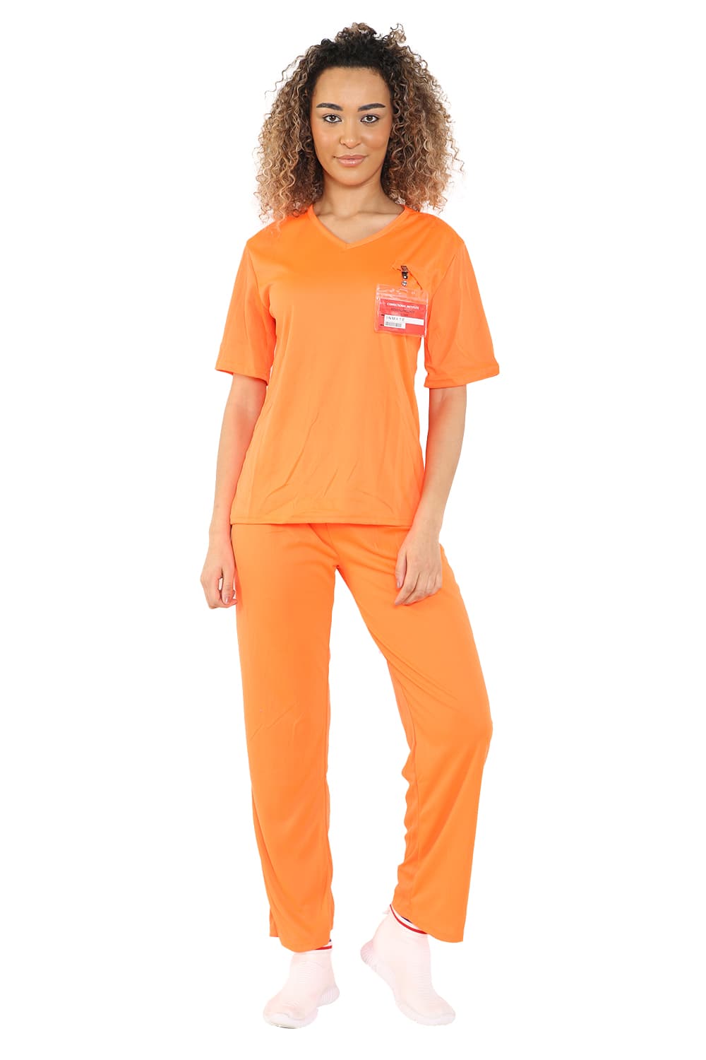Wickedfun Adult Orange Prisoner Costume