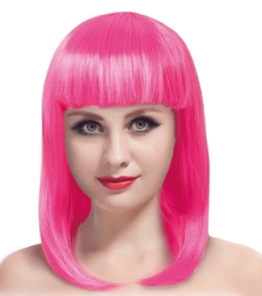 Pink Long Bob Wig
