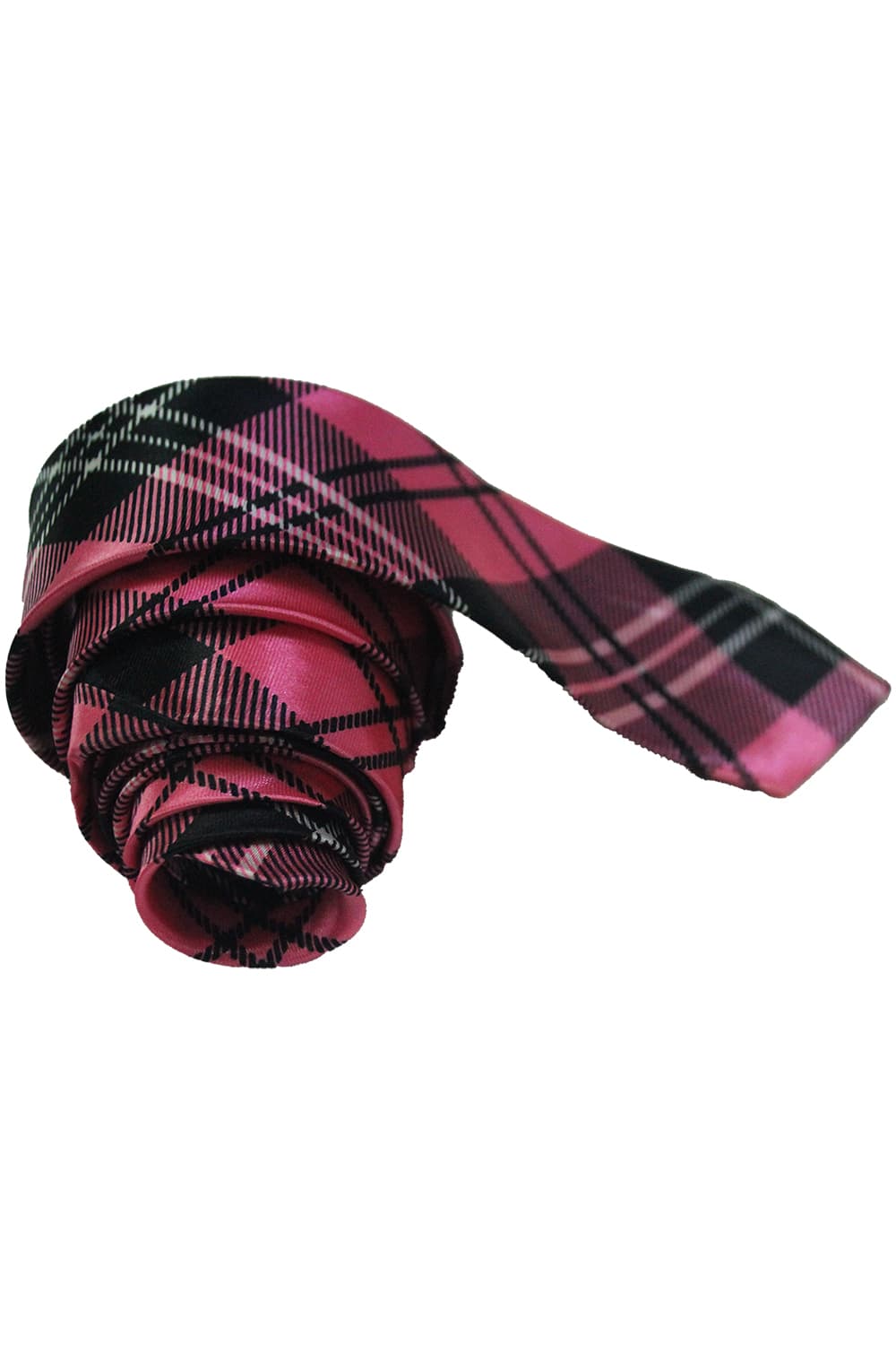 Pink Tartan Neck Tie