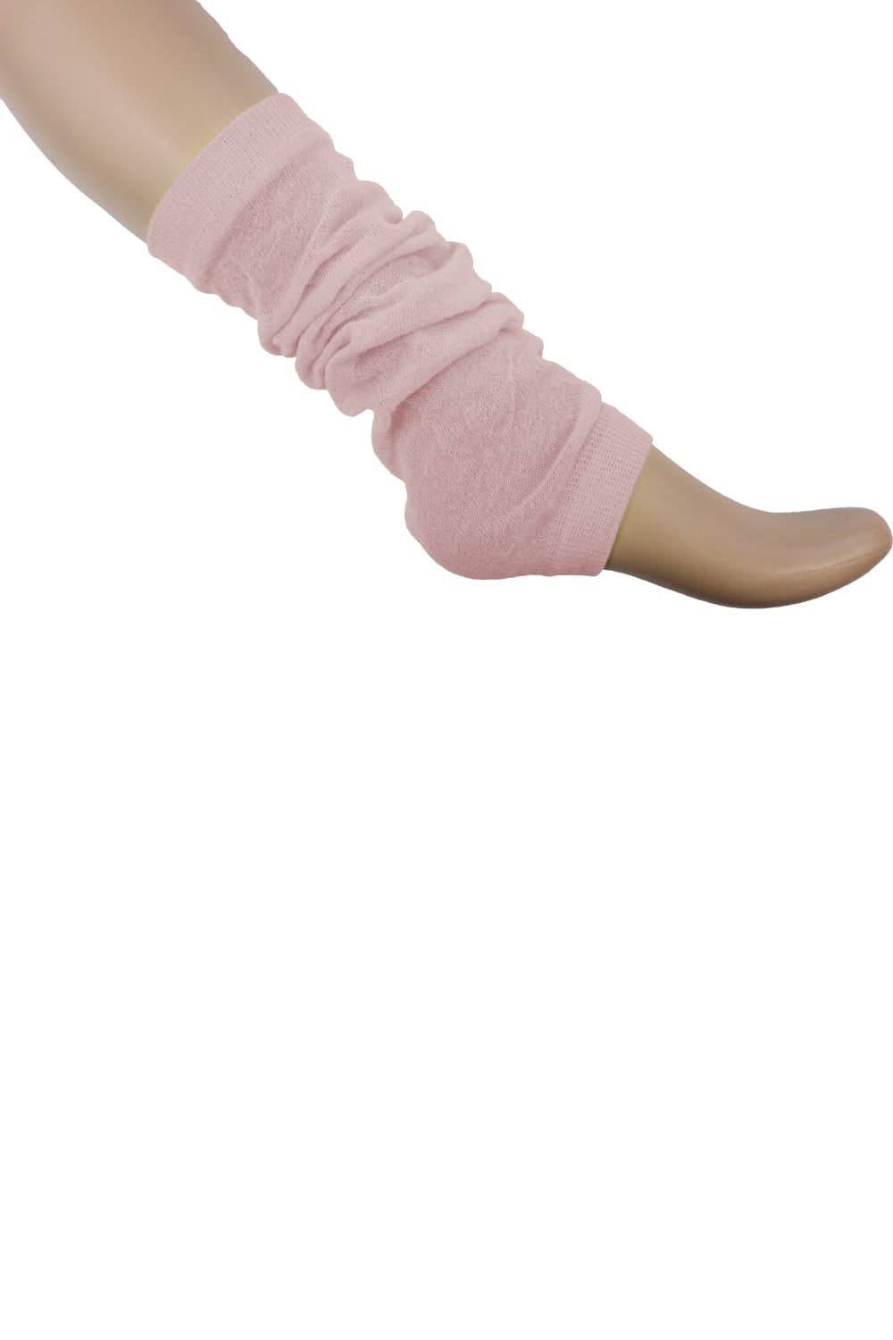 Crazy Chick Plain Baby Pink Legwarmers