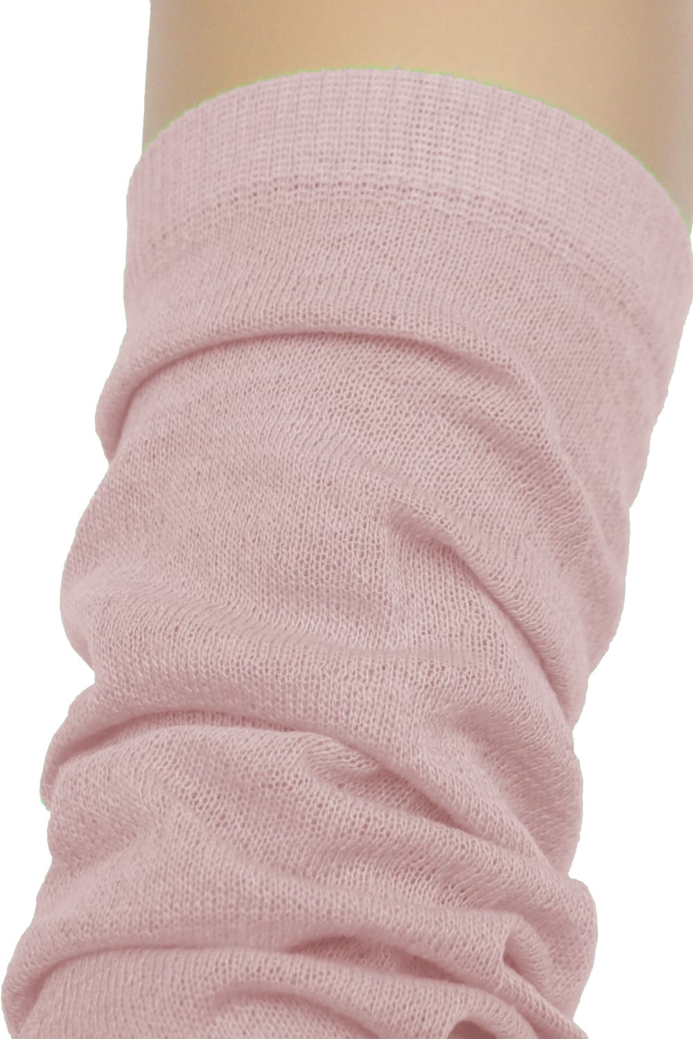 Crazy Chick Plain Baby Pink Legwarmers