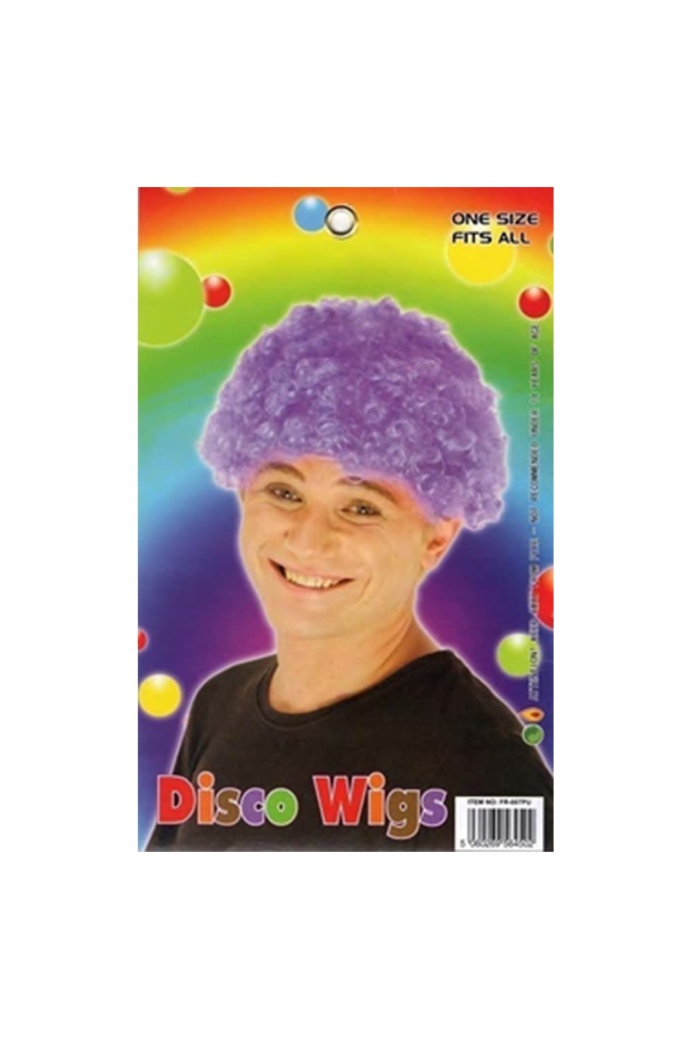 Wickedfun Purple Afro Wig