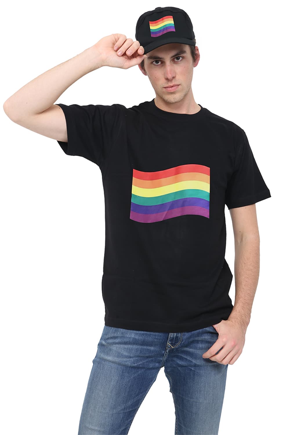 Wickedfun Rainbow Printed T-Shirt