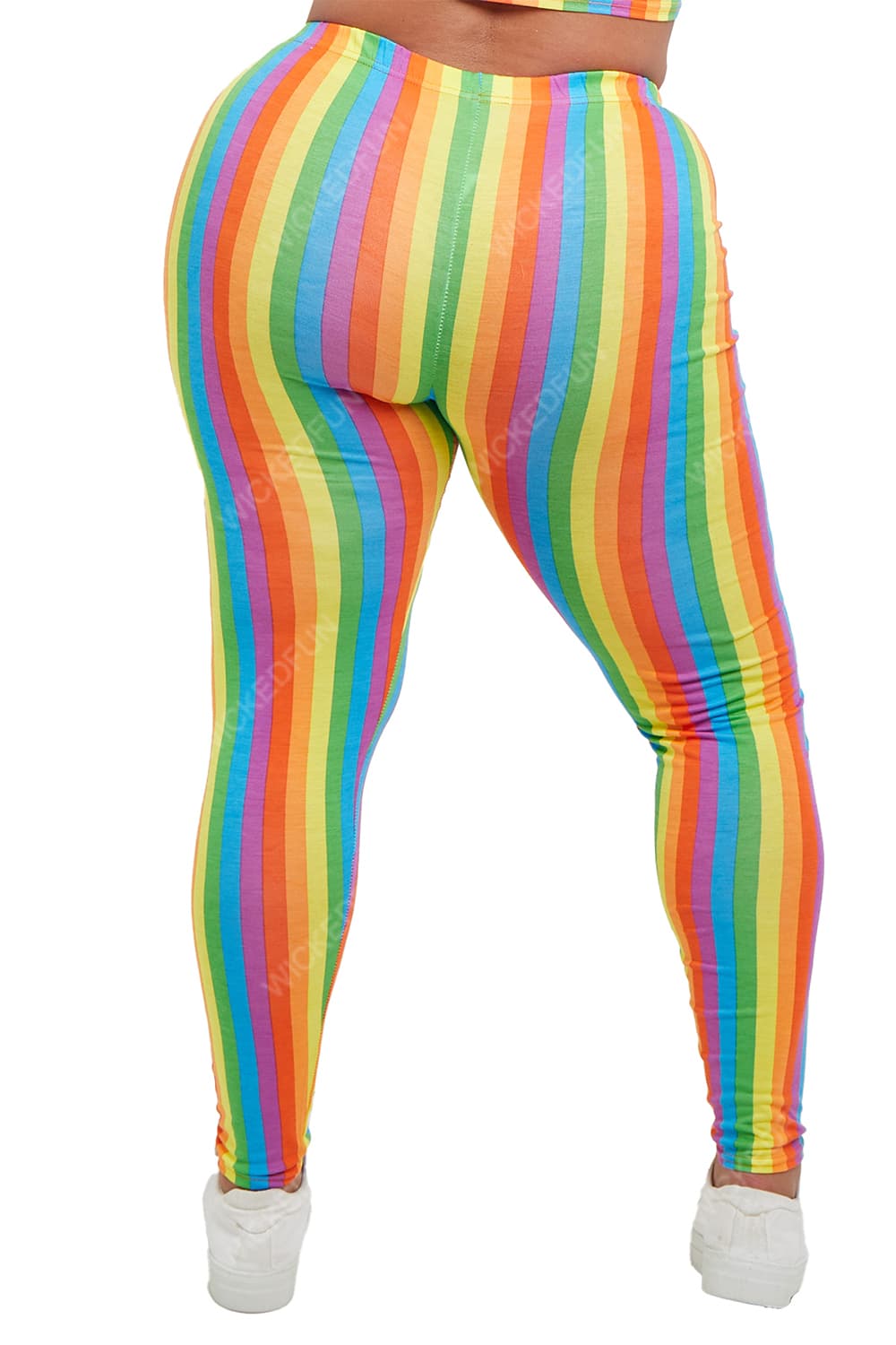 Wickedfun Rainbow Stripe Legging
