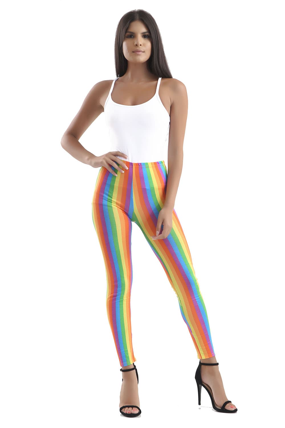 Wickedfun Rainbow Stripe Legging