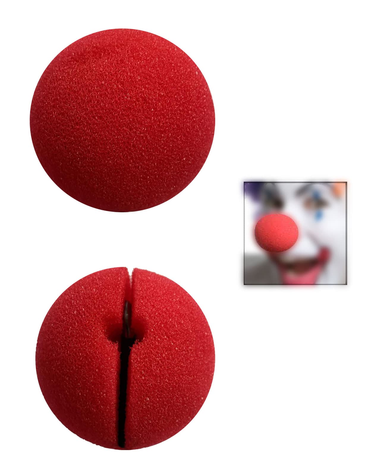 Red Nose Sponge (Pack Of 12)