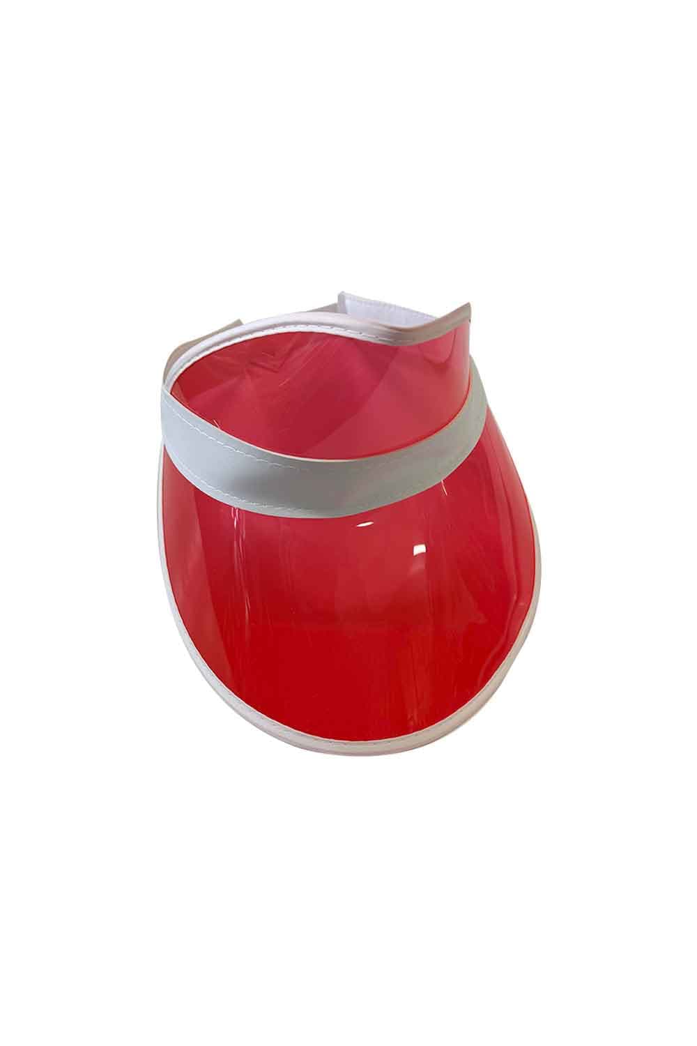 Wickedfun Red Poker Visor Hat