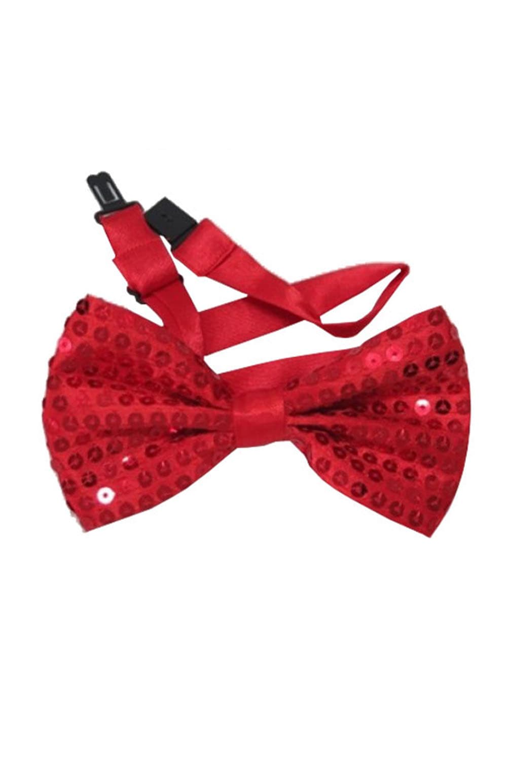 Red Sequin Bow Tie With Gift Box