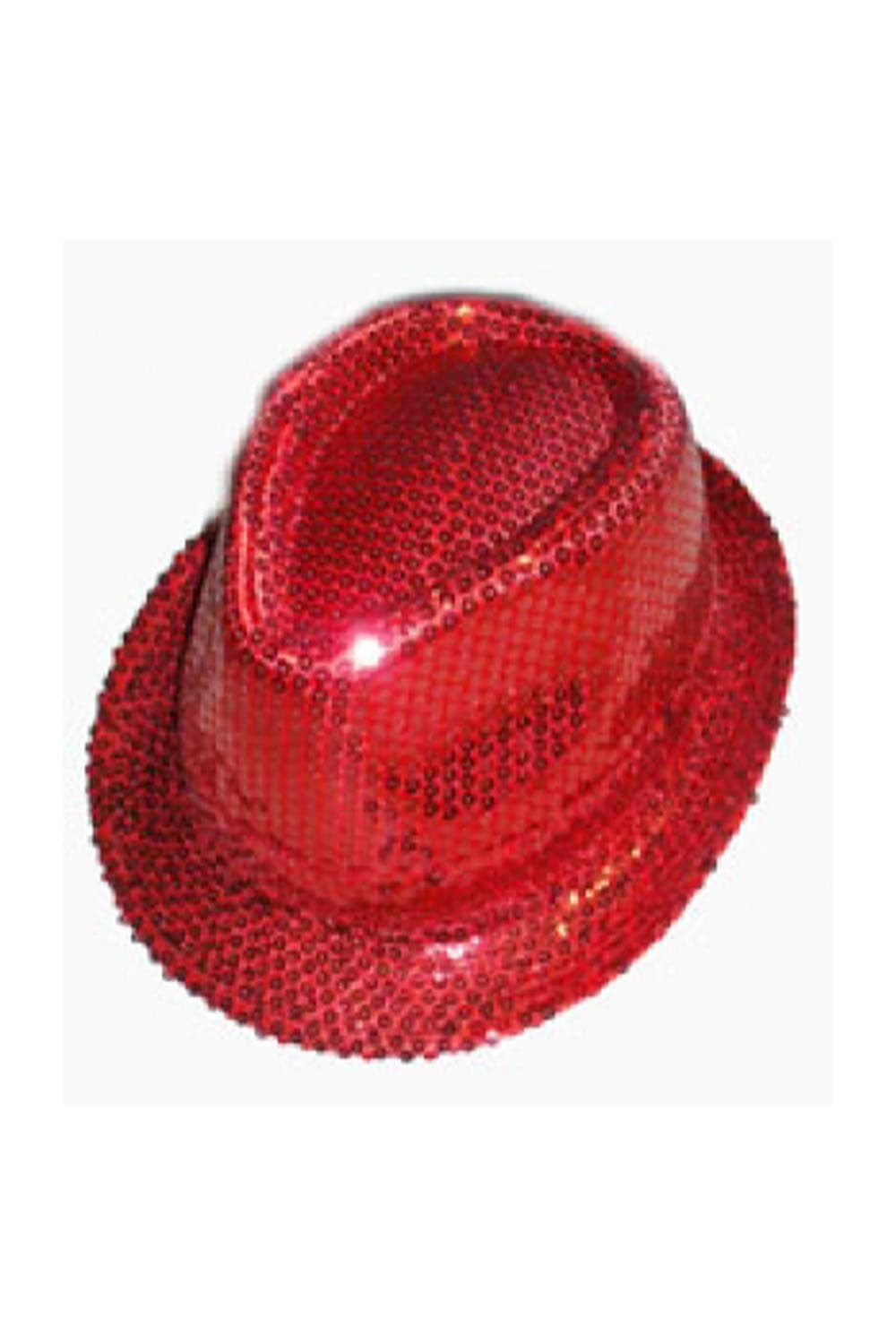 Wickedfun Red Sequin Gangster Hat