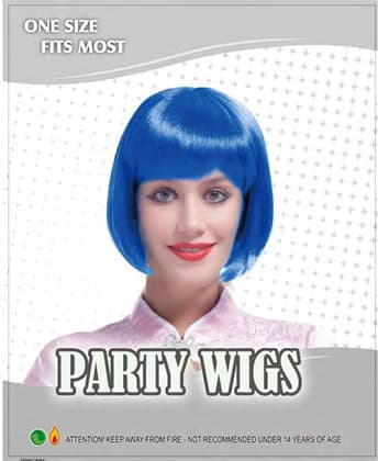 Wickedfun Royal Blue Bob Wig
