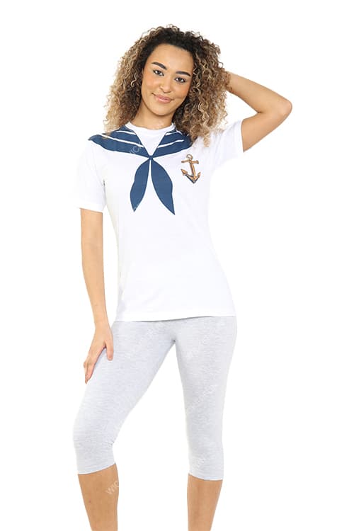 Wickedfun Unisex Sailor Printed TShirt