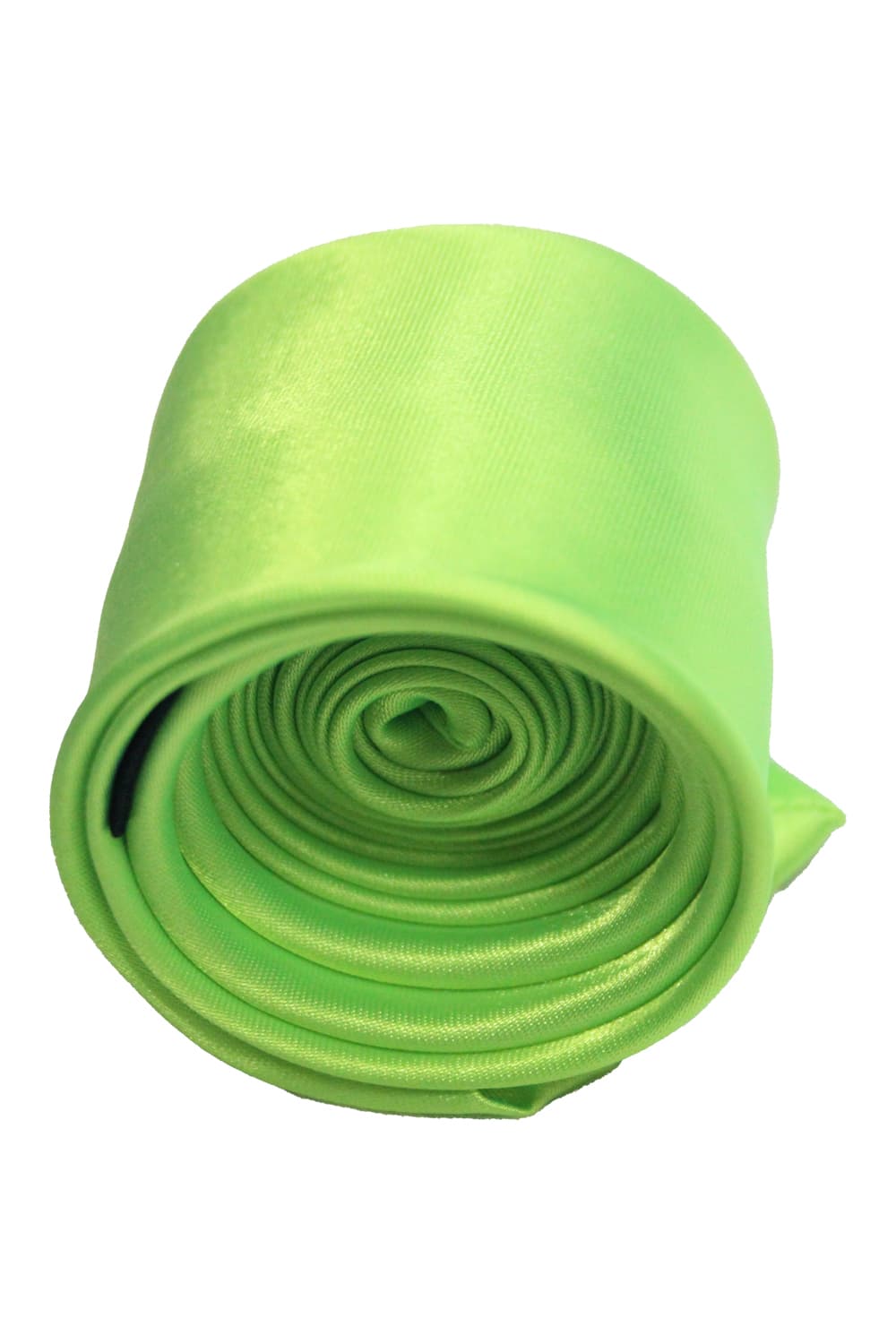 Wickedfun Satin Plain Green Neck Tie