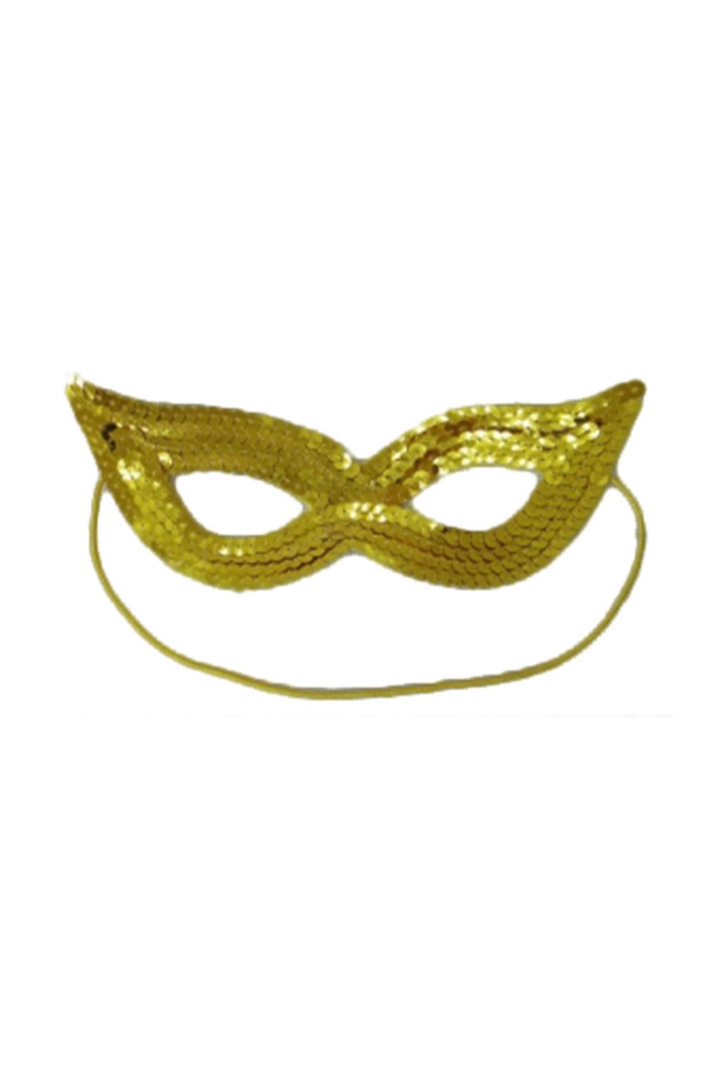 Sequin Gold Face Masks