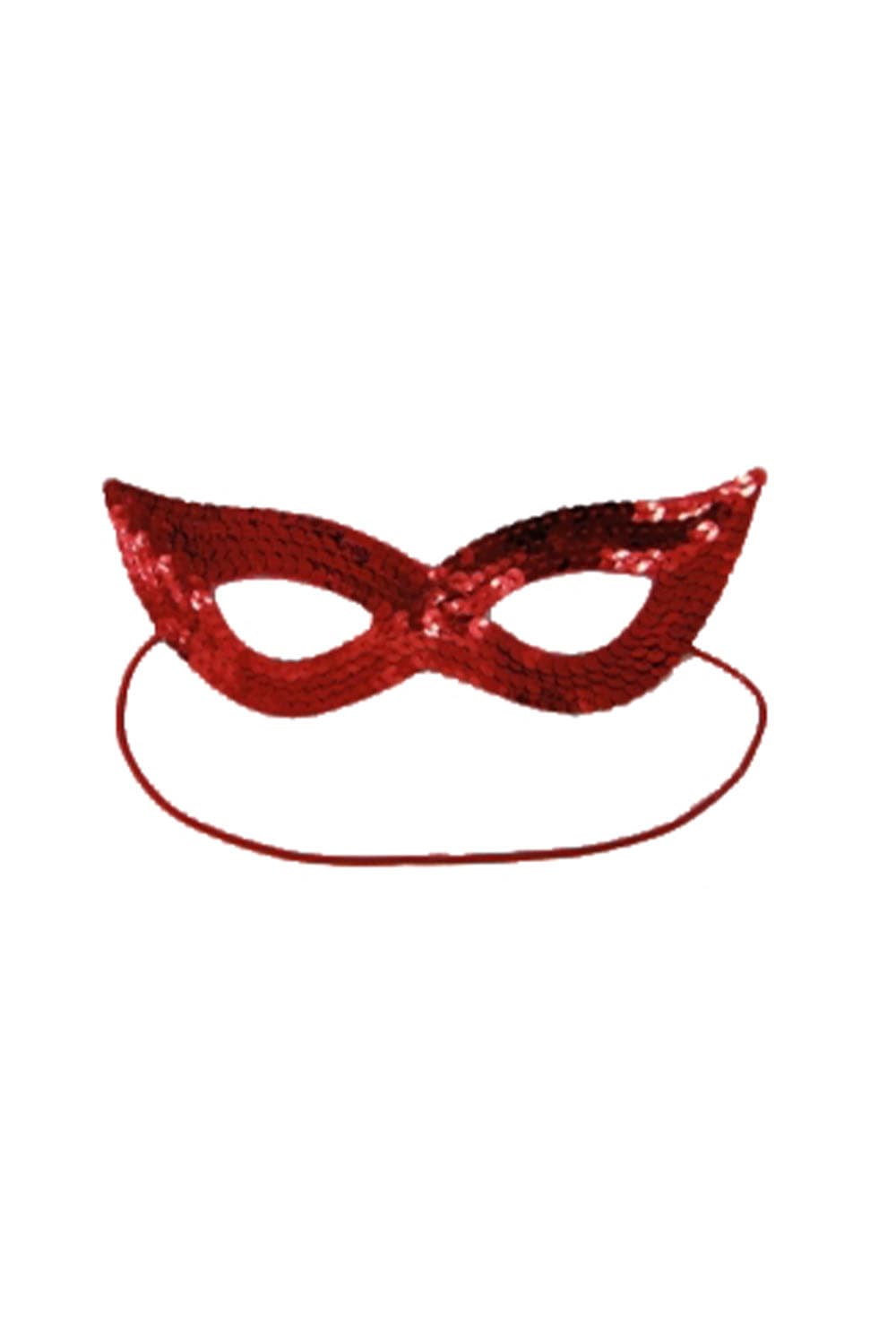 Sequin Red Face Masks