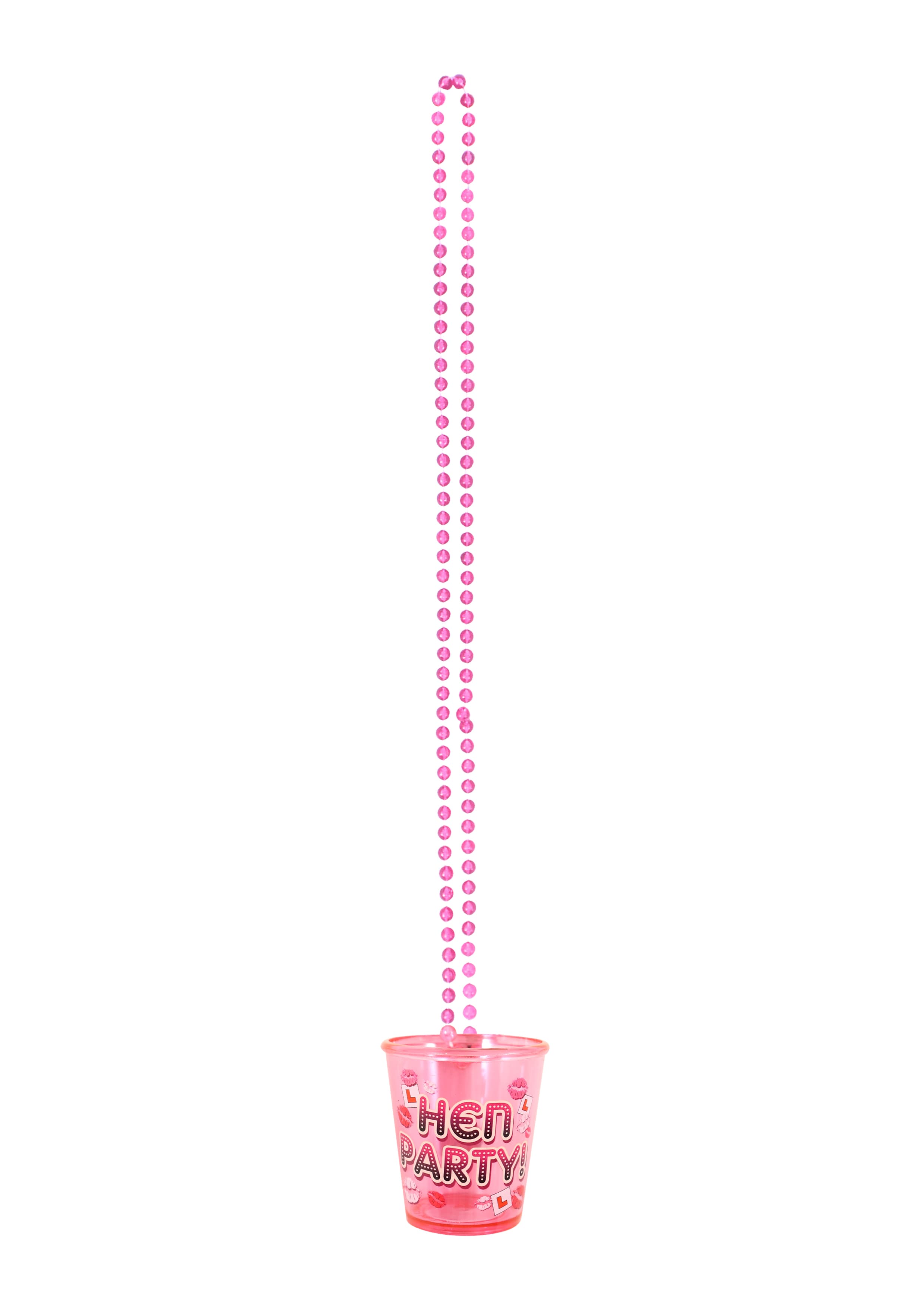 Shot Glass Hen Party W/84cm Necklace