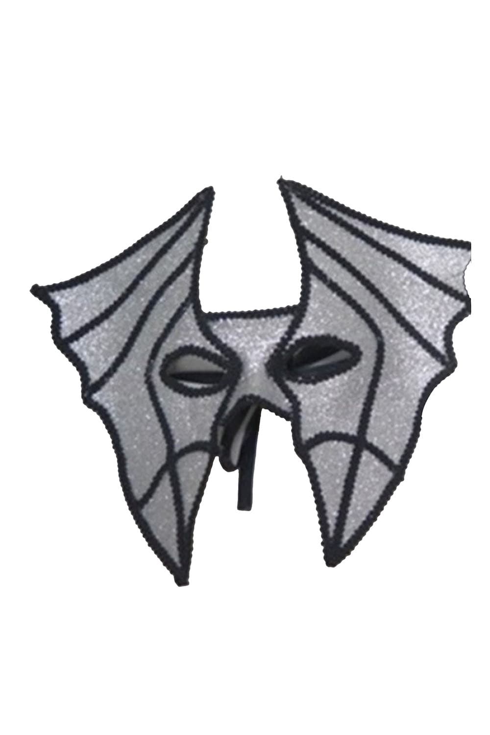 Wickedfun Silver Bat Masquerade Mask
