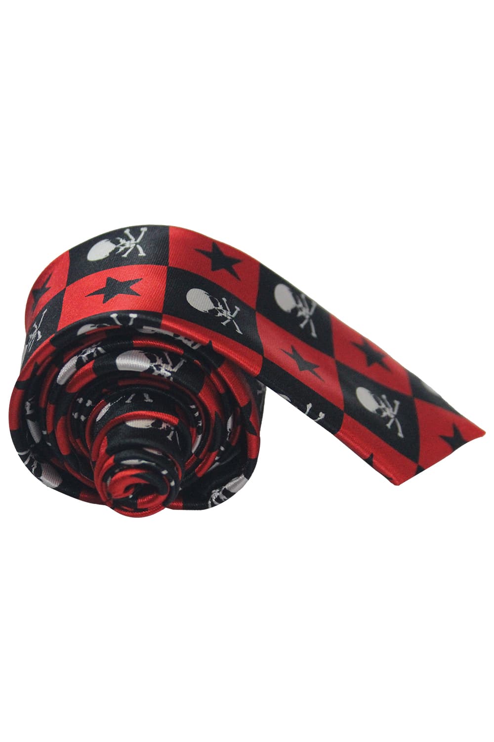 Skull and Stars Neck Tie
