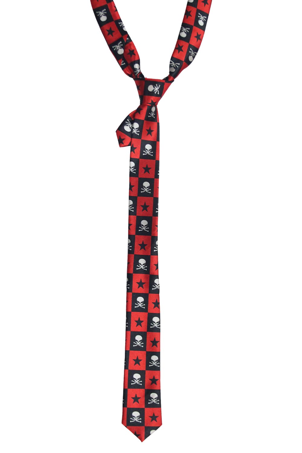 Skull and Stars Neck Tie