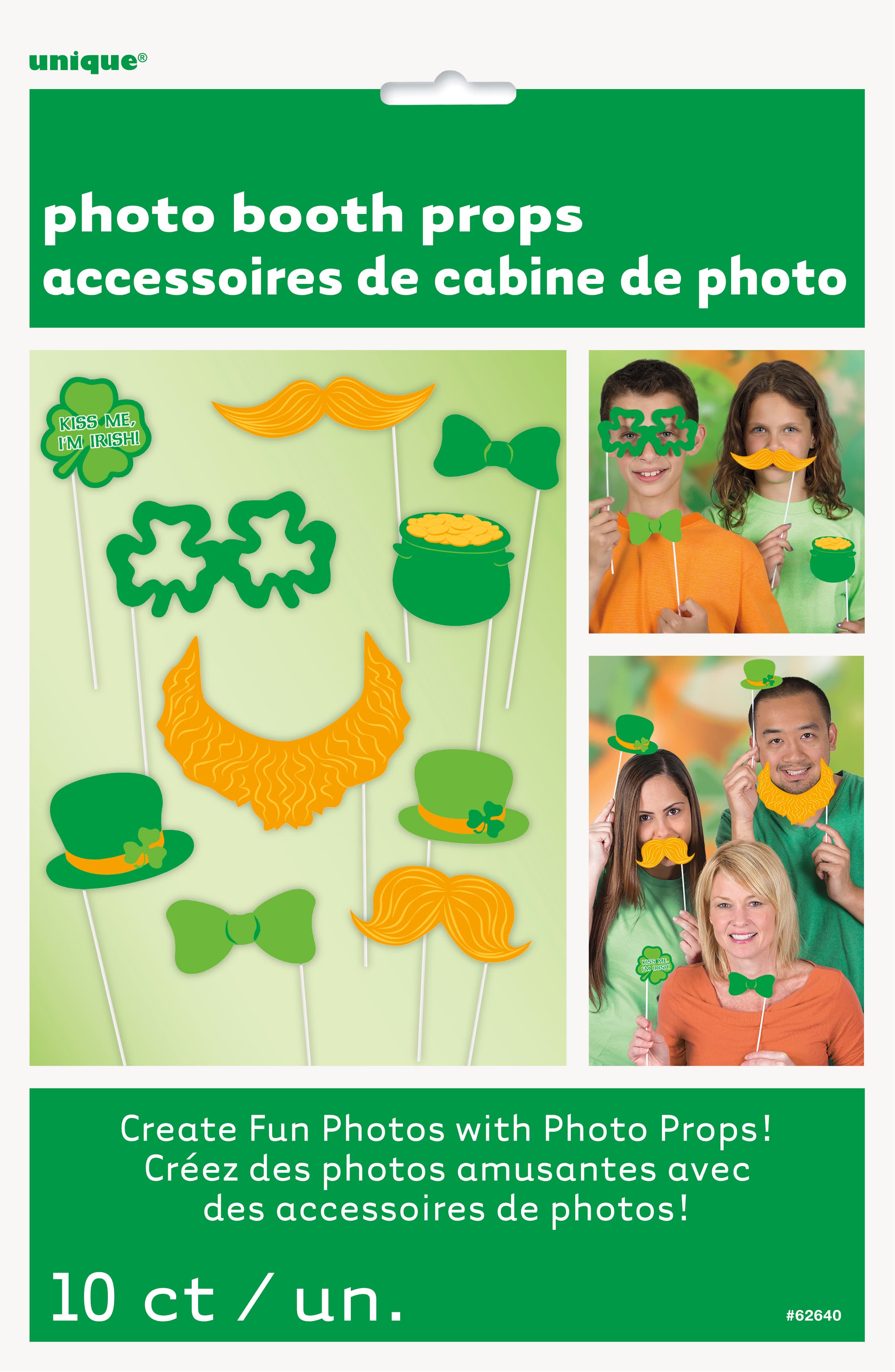 ST Patrick Photo Props (Pack of 10)