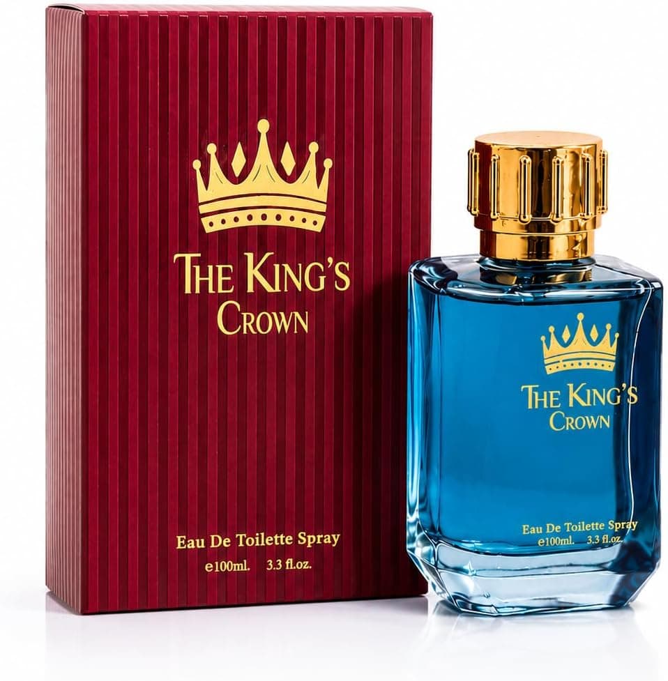 THE KING'S CROWN Eau de Toilette 100ml  Pack of 12 Pcs (Price Per Piece)